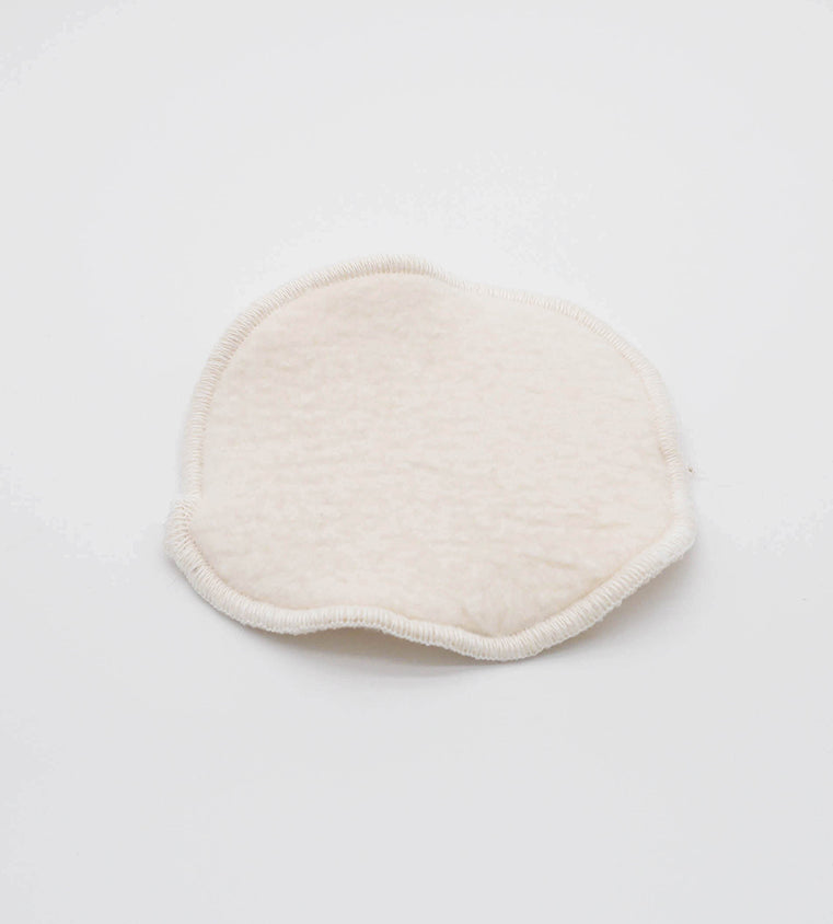 Lightweight, ultra-soft 400 GSM organic sherpa pad. Ideal for sensitive skin and toner application. Handmade and dye-free.